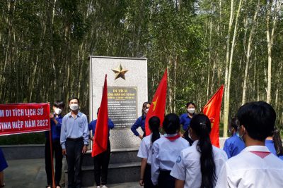 Hoạt động “Tìm về địa chỉ đỏ” của Chi Đoàn và Liên Đội trường THCS Tịnh Hiệp năm 2022 Đ