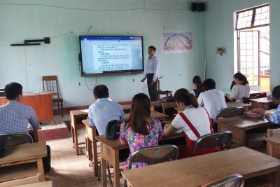 Một buổi SHCM của tổ KHTN
