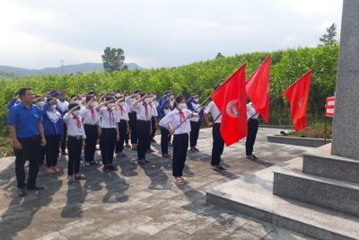 Thăm và chăm sóc Di tích lịch sử (Xưởng Quân giới Từ Nhại) năm 2023.