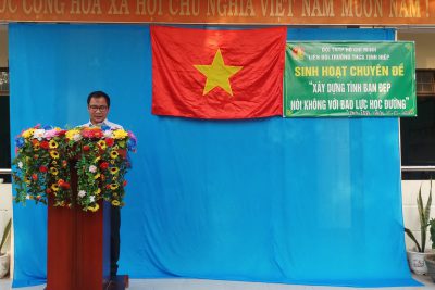 Tuyên truyền “Xây dựng tình bạn đẹp – Nói không với bạo lực học đường” năm học 2020 – 2021